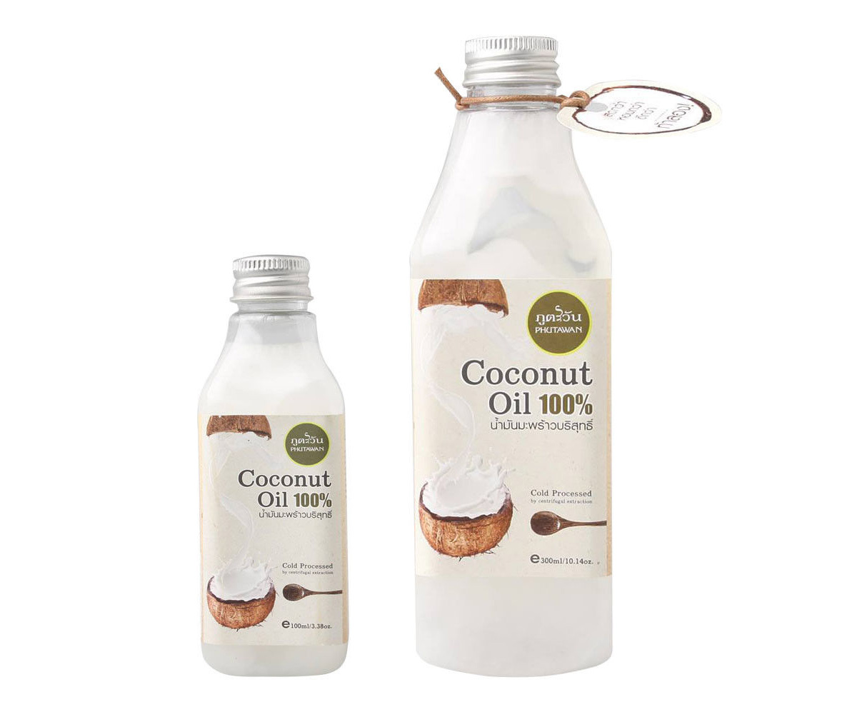 Натуральное Тайское кокосовое масло Phutawan Coconut Oil 285 мл. КОКОСОВОЕ МАСЛО ИЗ ТАИЛАНДА