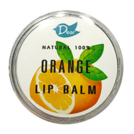 Натуральный Тайский бальзам для губ Апельсин Dear Natural 100% Orange Lip Balm 10 гр.