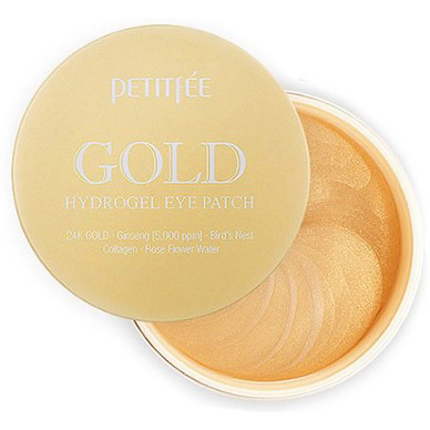 PETITFEE Gold Hydrogel Eye Patch 60 patches. Korea. PETITFEE-Gold-Hydrogel-Eye-Patch