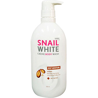 Snail White NAMU LIFE Cream Body Wash Deep Moisture BAOBAB 500 ml. Thailand