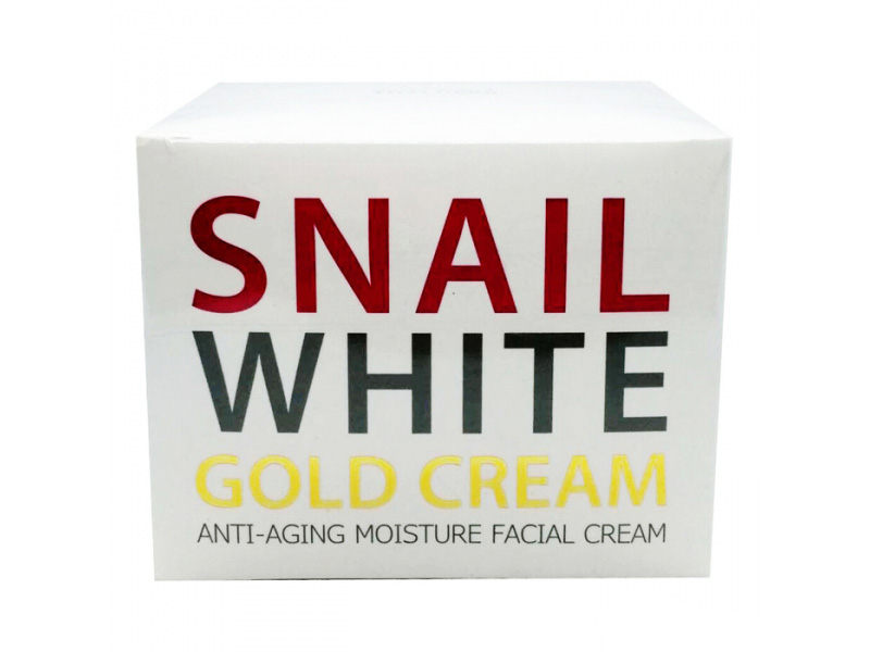 Тайский антивозрастной лифтинг крем для лица с муцином улитки Snail White Gold Cream Royal Thai Herb 50 мл. ТАИЛАНД КРЕМА ДЛЯ ЛИЦА