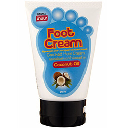 Тайский крем для ног с кокосовым маслом Банна Coconut Oil Foot Cream Cracked heel Cream Banna 120 мл.