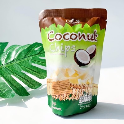 Чипсы кокосовые из Таиланда Coco Nuteen Coconut Chips 40 гр.