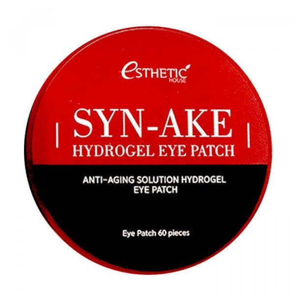 Корейские омолаживающие гидрогелевые патчи для глаз со змеиным пептидом Esthetic House Syn-Ake Hydrogel Eye Patch 60 шт. КОРЕЯ