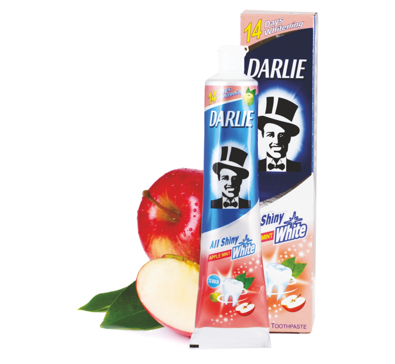 Тайская зубная паста Darli c яблочным вкусом DARLIE apple Toothpaste. darlie_all_shiny_white. ТАЙСКАЯ КОСМЕТИКА