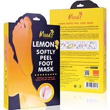 Тайские пилинг Носочки с Лимоном Lemon Softly Peel Foot Mask Moods 2 пары. носочки из тая